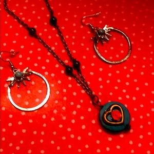 Rose Heart With Earrings